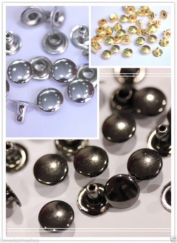 200pz borchie sfuse - , piatte