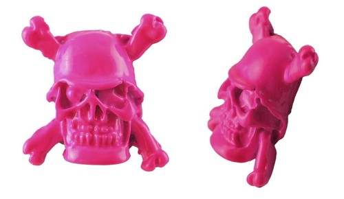 Borchie sfuse neon teschio - borchie,