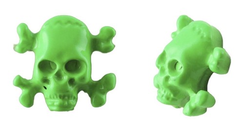 Borchie sfuse neon - borchie, teschio