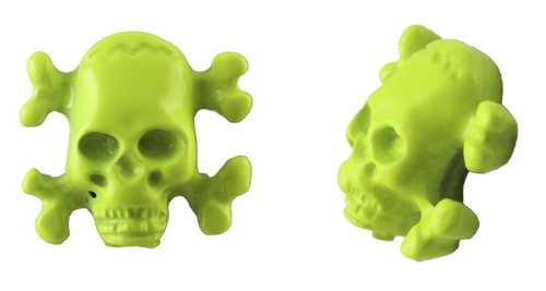 Borchie sfuse neon teschio - borchie,